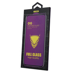 Tempered Glass OG Premium for iPhone 14 Pro Max black frame цена и информация | Защитные пленки для телефонов | 220.lv