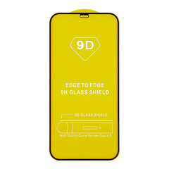 Tempered Glass 9D iPhone XS Max / 11 Pro Max black frame cena un informācija | Ekrāna aizsargstikli | 220.lv