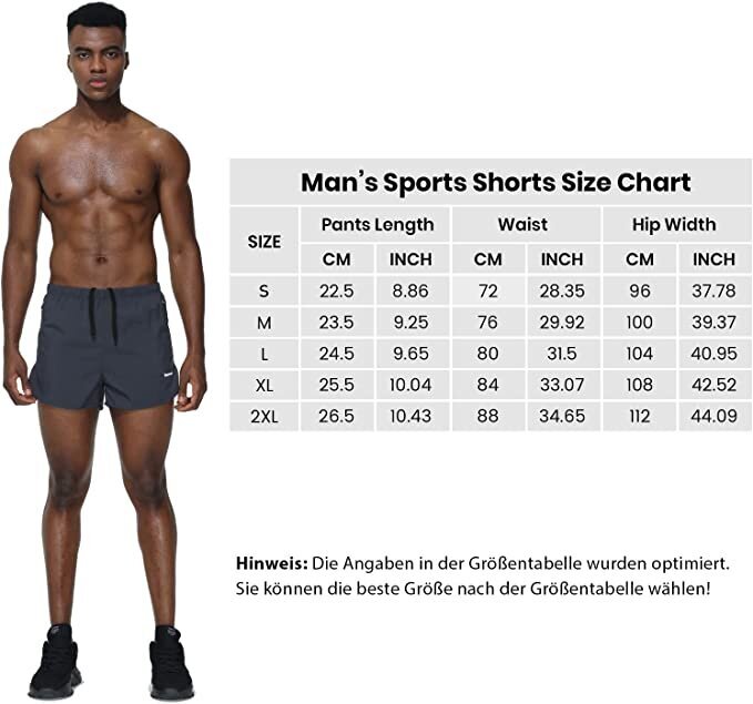 Vīriešu treniņšorti, pelēki cena un informācija | Sporta apģērbs vīriešiem | 220.lv