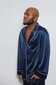 Saint Key pidžama, satīns, zila cena un informācija | Vīriešu halāti, pidžamas | 220.lv