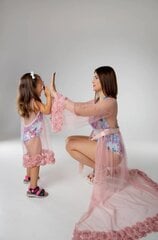 Saint Key meiteņu kleita, vasaras, rozā, rozes цена и информация | Платья для девочек | 220.lv