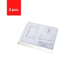 Папка горизонтальная для документов ESSELTE, А3, 85 мкм, (упаковка - 50 шт.), матовая упаковка 2 шт. цена и информация | Канцелярия | 220.lv
