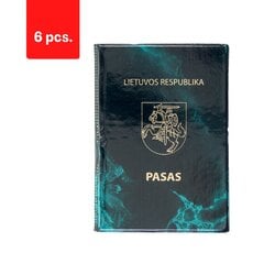 Вкладыш для паспорта 130 х 185 мм, в упаковке 6 штук разных цветов цена и информация | Канцелярия | 220.lv