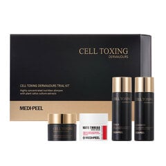 Набор миниатюр антивозрастных средств Medi Peel Cell Toxing Dermajours Trial Kit  (30+30+10+10мл) цена и информация | Наносите на чистую кожу лица. Подержите около 10-15 минут и смойте водой. | 220.lv