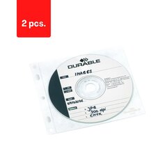Uzmava, CD/DVD diskiem, (iepakojumā - 10 gab.) iepakojumā 2 gab. cena un informācija | Kancelejas preces | 220.lv
