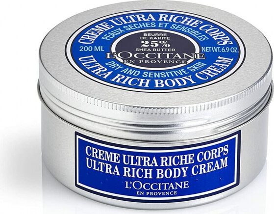 L´occitane Shea Butter Ultra Rich Body Cream - Ķermeņa krēms ar šī sviestu 200 ml cena un informācija | Ķermeņa krēmi, losjoni | 220.lv