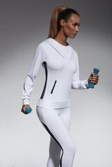 Спортивная женская футболка Imagin, белая / синяя цена и информация | Спортивная одежда для женщин | 220.lv