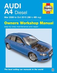 Audi A4 Diesel (Mar '08 - Oct '15) 08 To 65: 2008-2015 цена и информация | Путеводители, путешествия | 220.lv