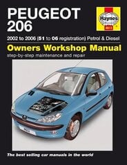 Peugeot 206 02-06 цена и информация | Путеводители, путешествия | 220.lv