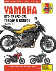 Yamaha MT-07 (Fz-07), Tracer & XSR700 Service and Repair Manual: (2014 - 2017) цена и информация | Путеводители, путешествия | 220.lv