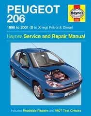Peugeot 206 cena un informācija | Izglītojošas grāmatas | 220.lv