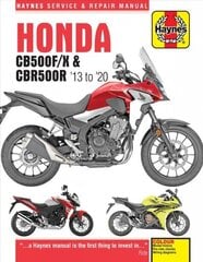 Honda CB500F/X & CBR500R update (13 -20): 2013 to 2020 cena un informācija | Ceļojumu apraksti, ceļveži | 220.lv