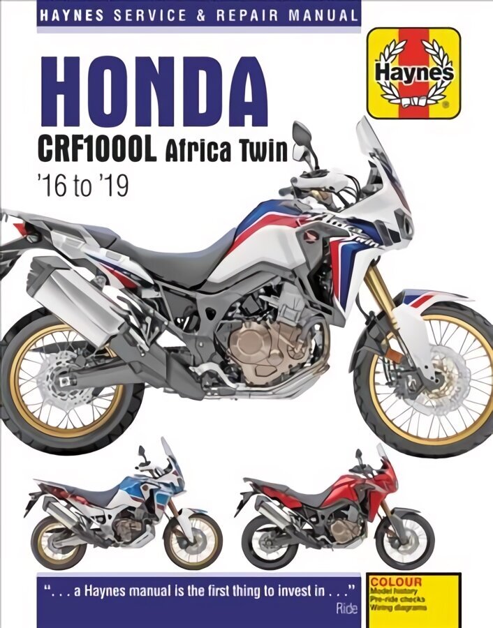 Honda CRF1000L Africa Twin Service & Repair Manual (2016 to 2018) цена и информация | Ceļojumu apraksti, ceļveži | 220.lv