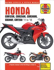 Honda CBR125R, CBR250R, CBR300R, CB300F & CRF250 (11-18) 2nd New edition cena un informācija | Ceļojumu apraksti, ceļveži | 220.lv