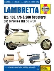 Lambretta Scooters (58 - 00): 125, 150, 175 & 200 Scooters (inc Servita & SIL) цена и информация | Путеводители, путешествия | 220.lv