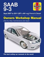 Saab 9-3 Petrol And Diesel Owners Workshop Manual: 2007-2011 cena un informācija | Ceļojumu apraksti, ceļveži | 220.lv