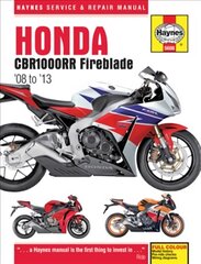 Honda CBR1000R Fireblade (08 - 13) цена и информация | Путеводители, путешествия | 220.lv