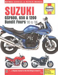 Suzuki GSF600, 650 & 1200 Bandit Fours (95-06): 95-06 cena un informācija | Ceļojumu apraksti, ceļveži | 220.lv