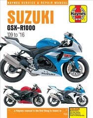 Suzuki GSX-R1000 ('09 To '16) цена и информация | Путеводители, путешествия | 220.lv