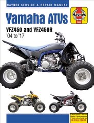 Yamaha Yfz450/450r Atv, 2004-2017 Haynes Repair Manual cena un informācija | Ceļojumu apraksti, ceļveži | 220.lv