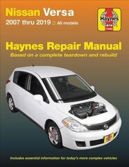 HM Nissan Versa 2007-2019: 2007 Thru 2019, All Models cena un informācija | Ceļojumu apraksti, ceļveži | 220.lv