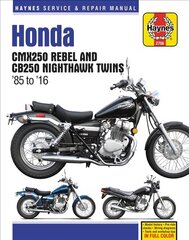 Honda CMX250 Rebel & CB250 Nighthawk Twins (85-16) cena un informācija | Enciklopēdijas, uzziņu literatūra | 220.lv