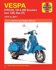 Vespa P/PX125, 150 & 200 Scooters (incl. LML Star 2T) (78-17) 11th New edition cena un informācija | Ceļojumu apraksti, ceļveži | 220.lv