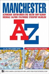 Manchester A-Z Street Atlas (paperback) New 13th edition cena un informācija | Ceļojumu apraksti, ceļveži | 220.lv