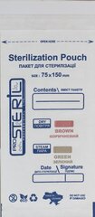 Конверты для стерилизации, 75х150 мм (белые, в упаковке 100 шт.) цена и информация | Средства для маникюра и педикюра | 220.lv