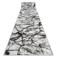 Rugsx ковровая дорожка BCF Morad Marmur, серая, 90 см цена и информация | Ковры | 220.lv