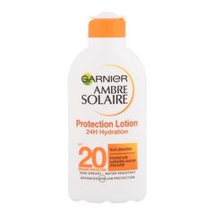 GARNIER Ambre Solaire Protection Lotion SPF 20 - Saules aizsargkrēms ķermenim 200 ml cena un informācija | Sauļošanās krēmi | 220.lv