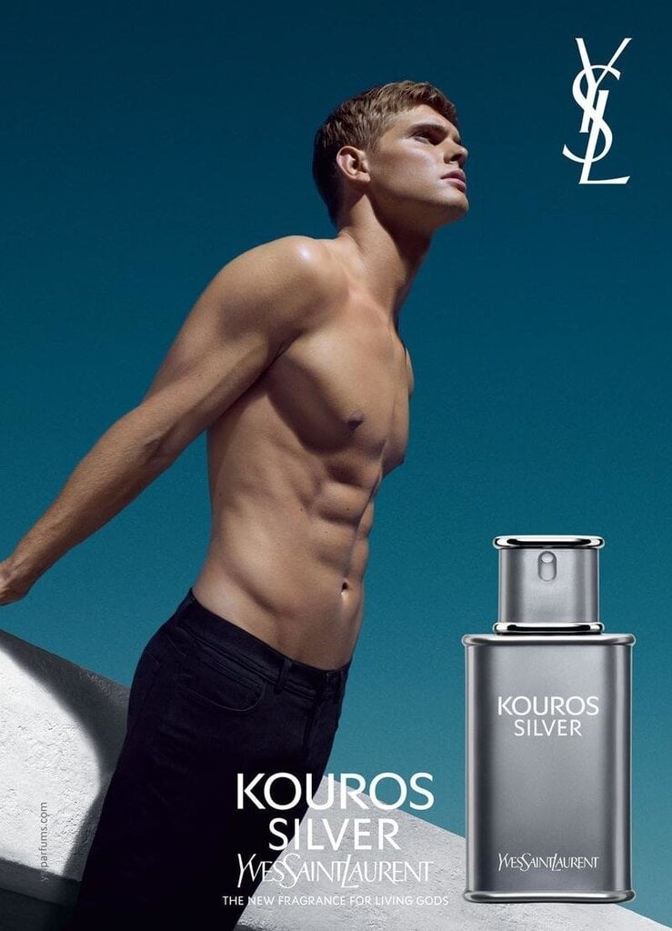 Tualetes ūdens Yves Saint Laurent Kouros Silver EDT 100 ml cena un informācija | Vīriešu smaržas | 220.lv