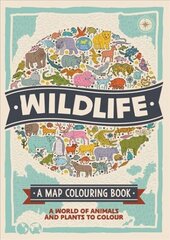 Wildlife: A Map Colouring Book: A World of Animals and Plants to Colour цена и информация | Книги для малышей | 220.lv