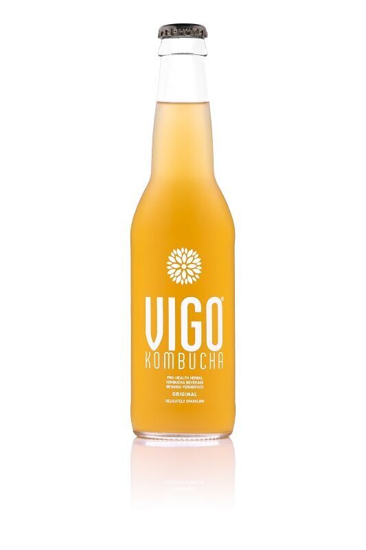 Atsvaidzinošs tējas dzēriens Vigo Kombucha Original, 0,33 l cena un informācija | Atsvaidzinoši dzērieni | 220.lv