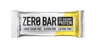 Proteīnu batoniņš BioTech USA Zero Bar, šokolādes, ar banāniem, 50 g cena un informācija | Batoniņi | 220.lv