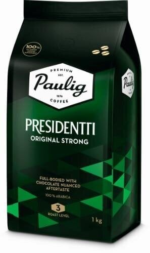 Kafijas pupiņas Paulig Presidentti Original Strong, 1 kg цена и информация | Kafija, kakao | 220.lv