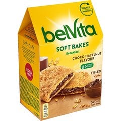 Мягкое печенье с начинкой со вкусом шоколада и фундука, Belvita 250г цена и информация | Конфетки | 220.lv