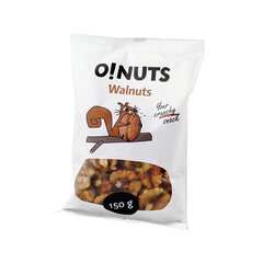 Грецкие орехи O!Nuts, 150 г цена и информация | Орехи, сухофрукты, семечки | 220.lv