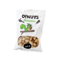 Фисташки O!Nuts жаренные и соленые, 150 г цена и информация | Закуски, чипсы | 220.lv