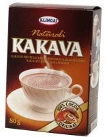 Klingai dabīgais kakao, 80 g цена и информация | Кофе, какао | 220.lv