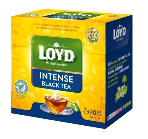 Loyd Black Intense melnā tēja, 20 x 2 g цена и информация | Tēja | 220.lv