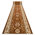 Rugsx ковровая дорожка BCF Morad Klasyk, коричневая, 100 см