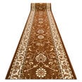 Rugsx ковровая дорожка BCF Morad Klasyk, коричневая, 120 см