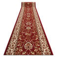Rugsx ковровая дорожка BCF Morad Klasyk, бордовая, 70 см