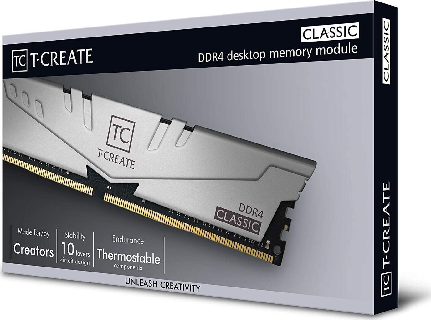 Team Group T-Create Classic 10L, 64GB (2x32GB), DDR4, 3200MHz (TTCCD464G3200HC22DC01) cena un informācija | Operatīvā atmiņa (RAM) | 220.lv