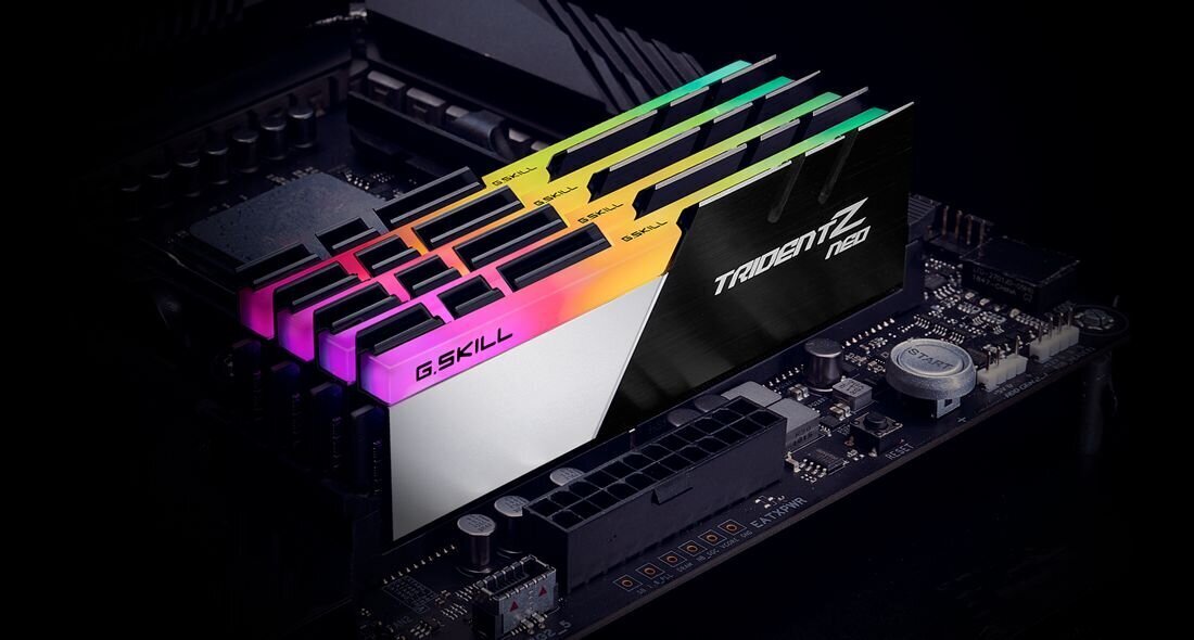 G.Skill Trident Z Neo, 32GB (4x8GB), DDR4, 3600MHz (F4-3600C14Q-32GTZNB) cena un informācija | Operatīvā atmiņa (RAM) | 220.lv