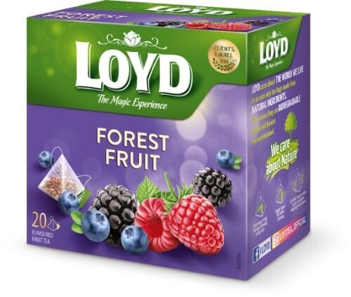 Augļu tēja Loyd ar meža ogu garšu, 20 gab. цена и информация | Tēja | 220.lv