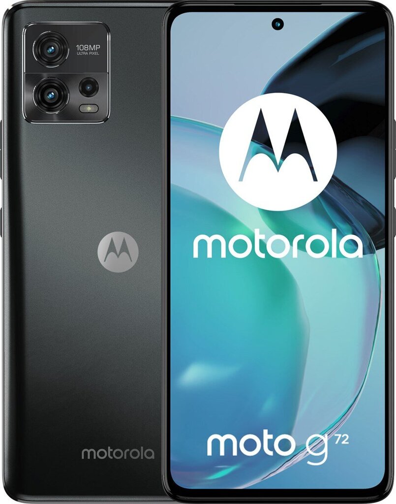 Motorola Moto G72 8/128GB Dual SIM PAVG0003RO Meteorite Grey cena un informācija | Mobilie telefoni | 220.lv