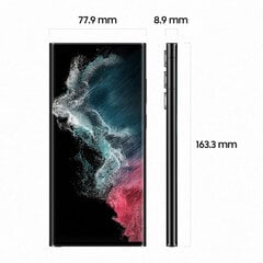 Samsung Galaxy S22 Ultra 5G 8/128GB Enterprise Edition SM-S908BZKDE Black цена и информация | Мобильные телефоны | 220.lv