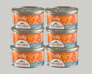 Almo Nature Daily kaķiem, gaisīga pastēte ar stori,6x85g цена и информация | Консервы для котов | 220.lv